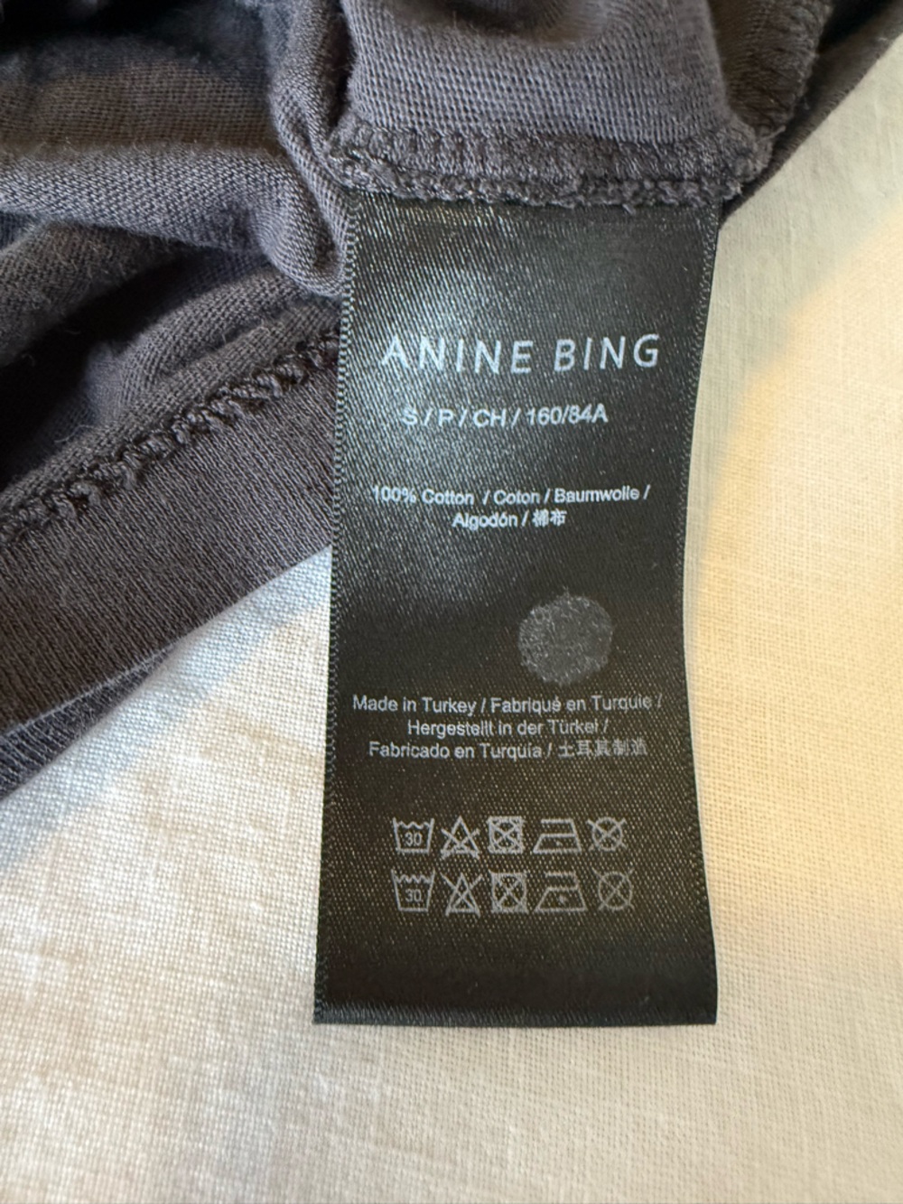 Anine Bing Walker Band Tee - size small - Picture 7 of 9